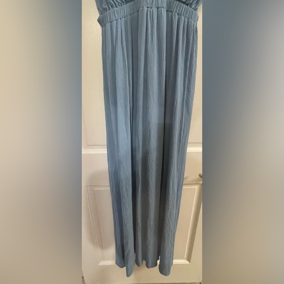 LULU’S Lost in Paradise Slate Blue Maxi Dress Size Medium NWT - Picture 8 of 13